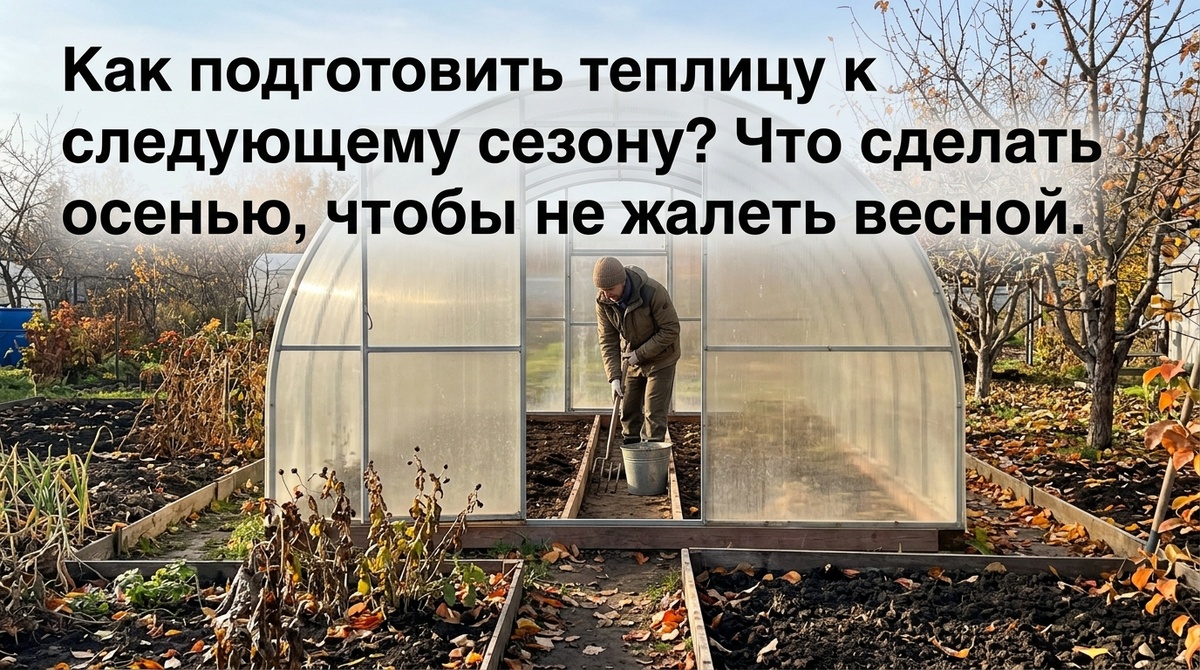 Личный опыт: почему осенняя подготовка теплицы определяет весь будущий урожай