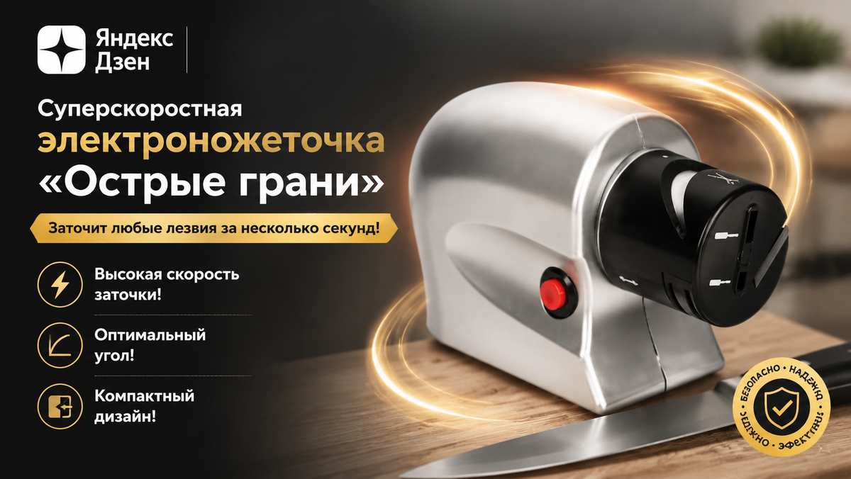 Суперскоростная электроножеточка «Острые грани» 