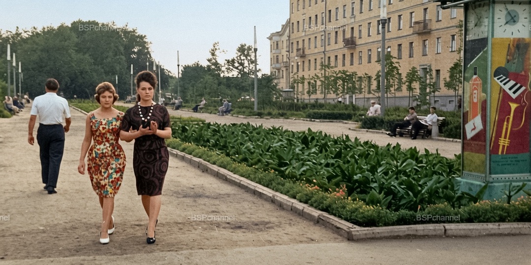 Жизнь Советской Пензы в 1960-е годы. 20 раскрашенных фотографий.