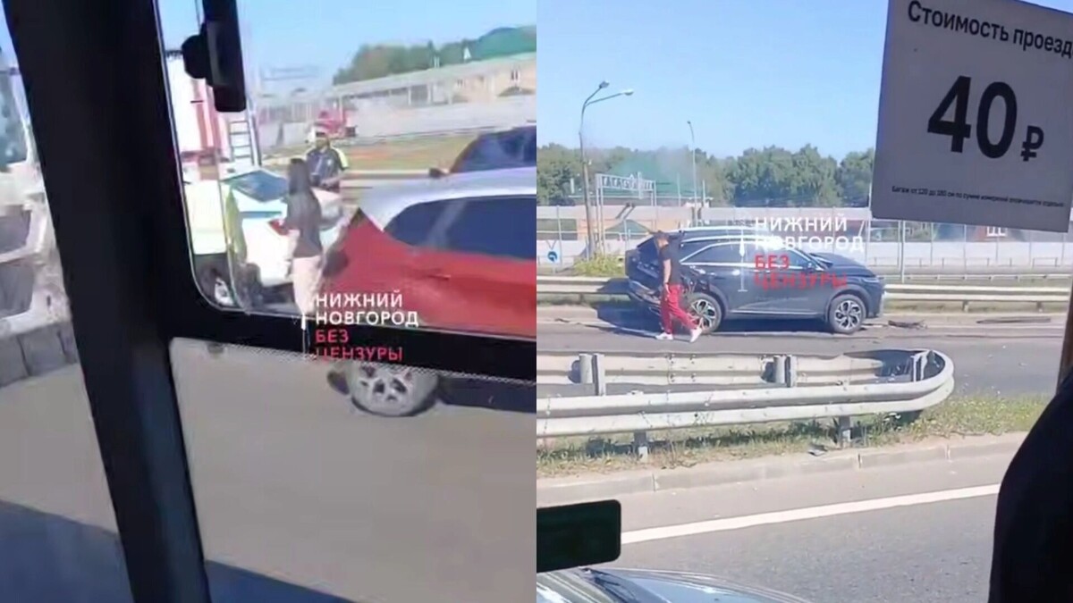    Массовое ДТП случилось возле Ольгино в Нижнем Новгороде   Нижний Новгород. Без цензуры