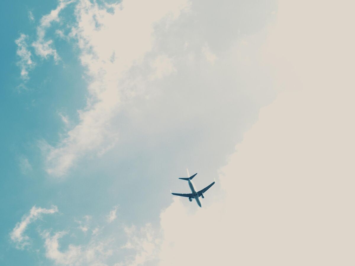   Самолет в небе© Фото : Unsplash/Marta Weronika