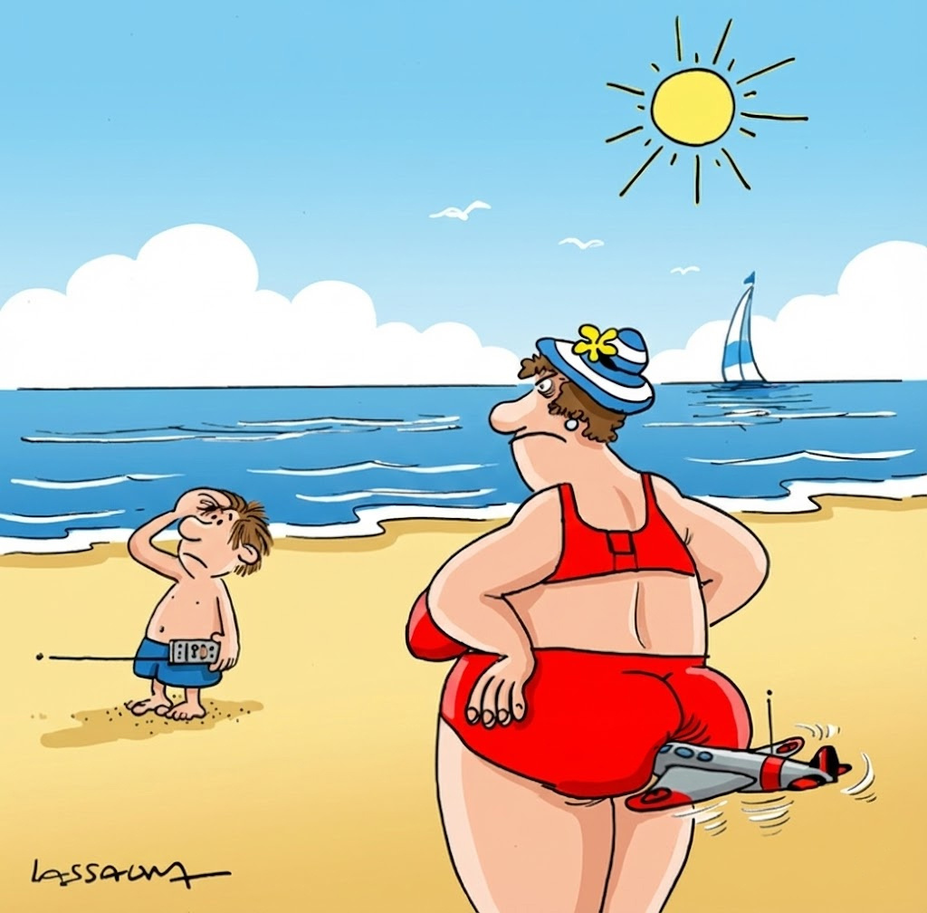 КАРИКАТУРА ОТ ХУДОЖНИКА-КАРИКАТУРИСТА РОБЕРТА ЛАССАЛЬВИ / Robert Lassalvy