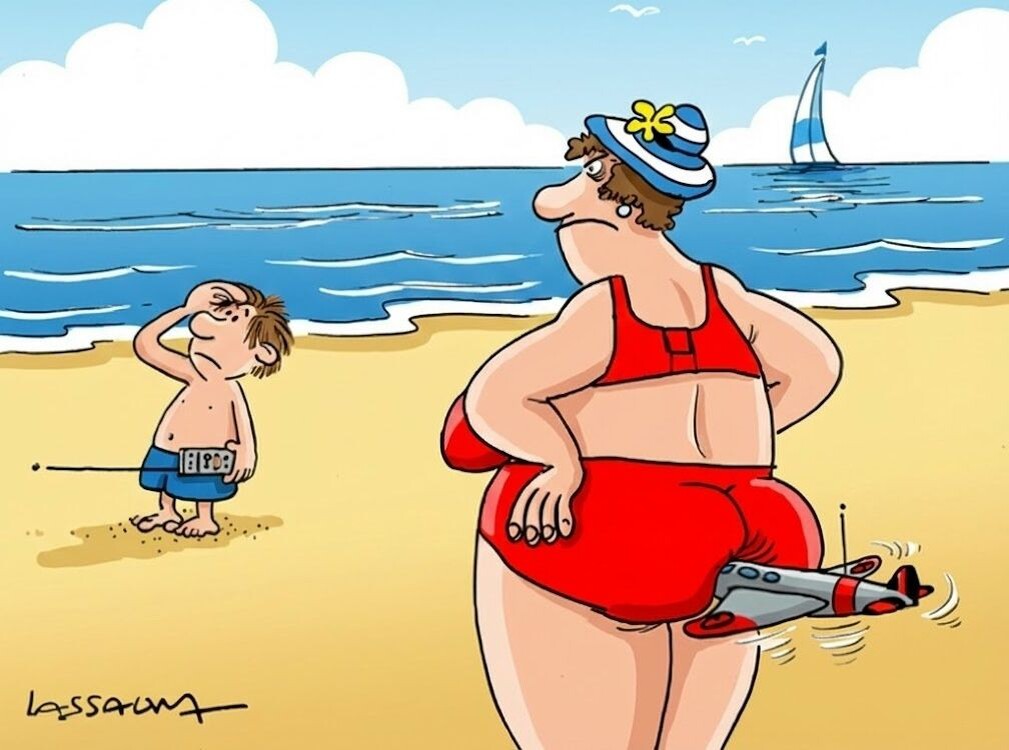 КАРИКАТУРА ОТ ХУДОЖНИКА-КАРИКАТУРИСТА РОБЕРТА ЛАССАЛЬВИ / Robert Lassalvy