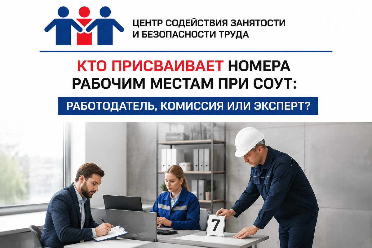 Кто присваивает номера рабочим местам при СОУТ: работодатель, комиссия или эксперт