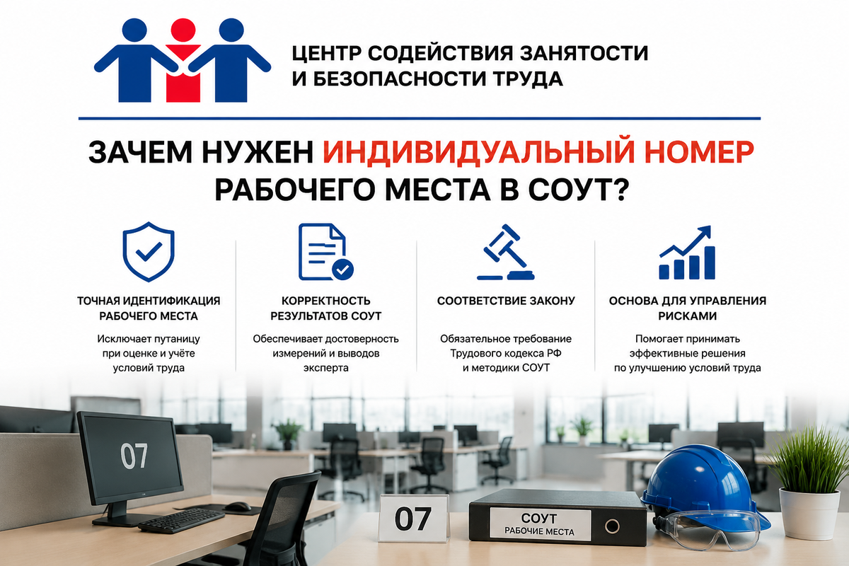 Зачем нужен индивидуальный номер рабочего места в СОУТ
