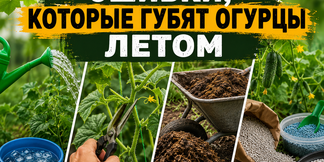 Горькие слёзы над горьким огурцом: какие летние ошибки могут оставить вас без урожая