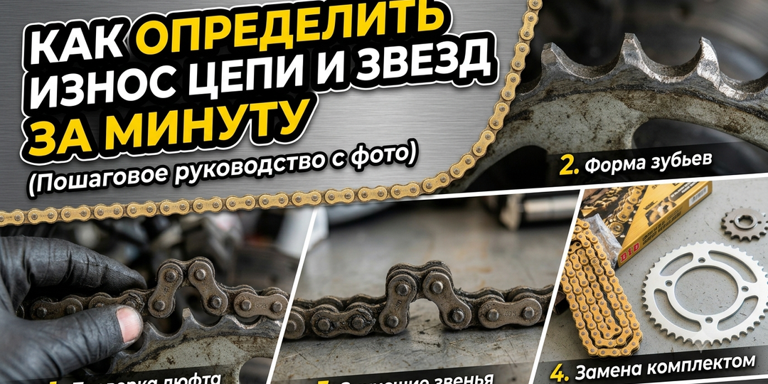 Геометрия износа: почему «быстрый тест» мотоцепи спасает от долгого ремонта