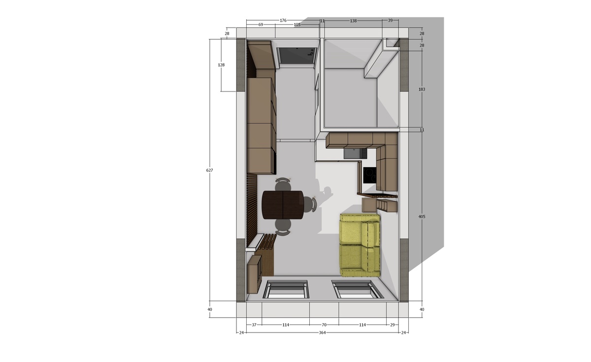 Точная 3D-модель в SketchUp
