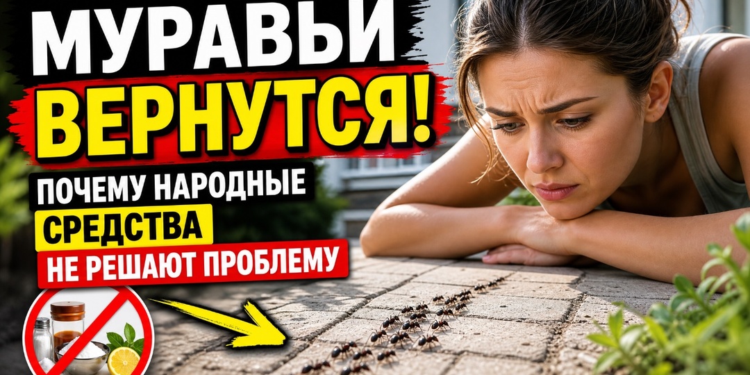 Муравьи вернутся: почему народные средства не решают проблему
