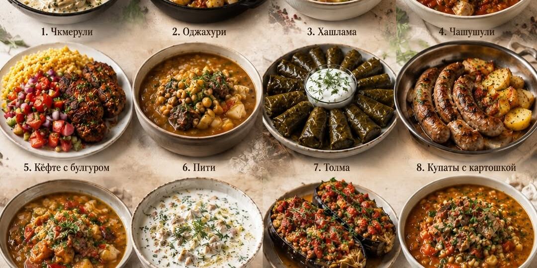 🍲 Когда не знаешь, чем сытно накормить семью на ужин: большая шпаргалка по 16 вкуснейшим блюдам