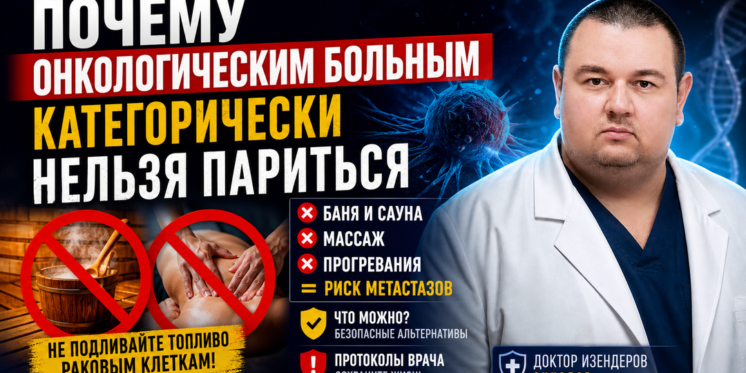 ПОЧЕМУ ОНКОЛОГИЧЕСКИМ БОЛЬНЫМ КАТЕГОРИЧЕСКИ НЕЛЬЗЯ ПАРИТЬСЯ