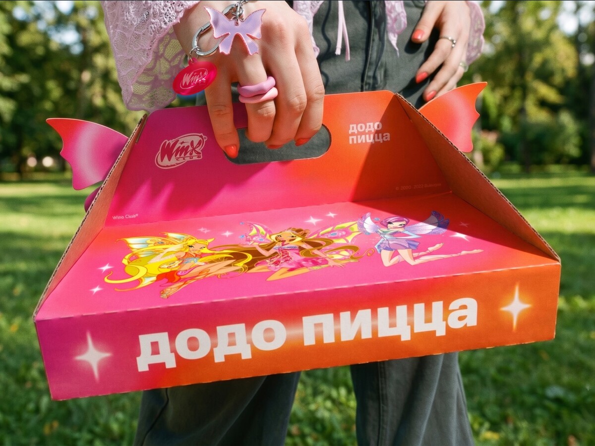 Коллаборация Додо Пицца и «Клуб Винкс». Источник фото https://t-j.ru/dodo-winx/