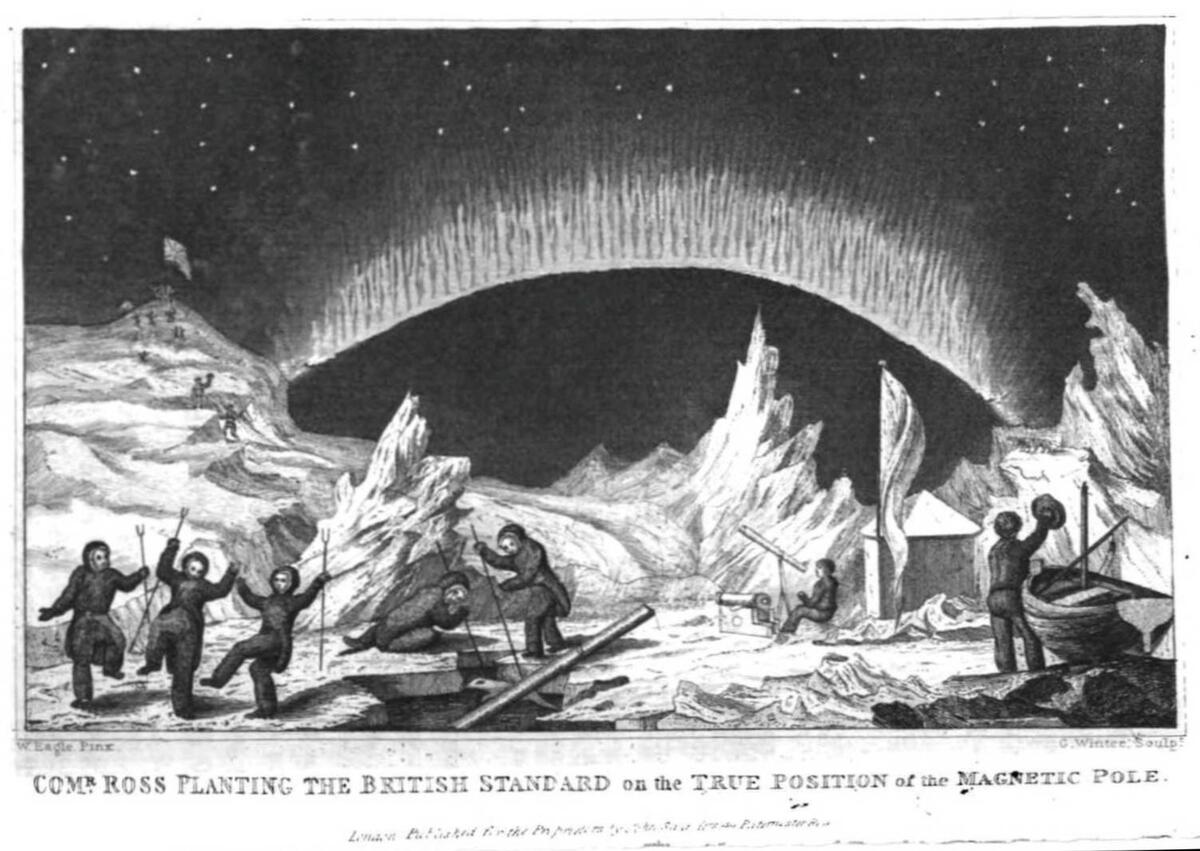    Иллюстрация путешествия Джеймса Кларка Росса, 1831 годWikimedia Commons
