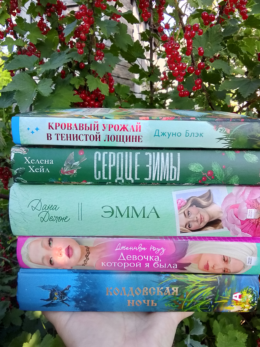 Прочитано 5 книг разного жанра 