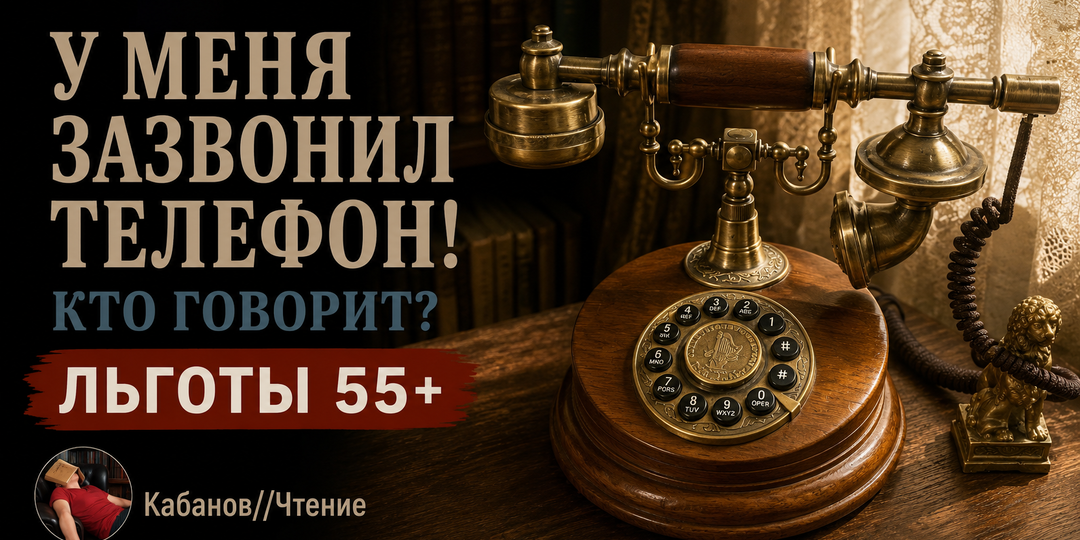 У меня зазвонил телефон! Кто говорит? Льготы 55+