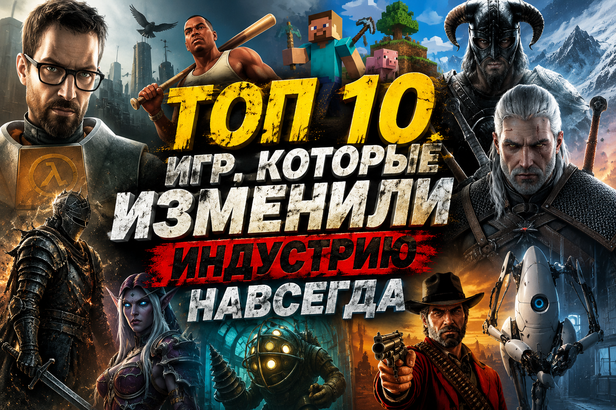 Игры, после которых индустрия уже не была прежней