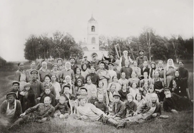 Село Таралыково. 1930-е годы. Взято из Кацкой летописи.