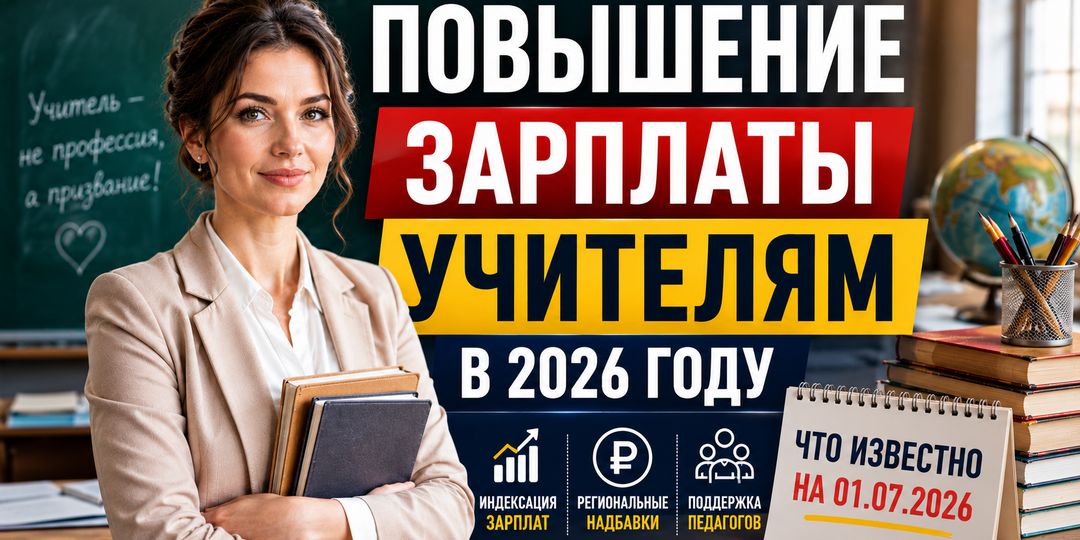 Повышение зарплаты учителям в 2026 году: что известно на 1 июля 2026 года