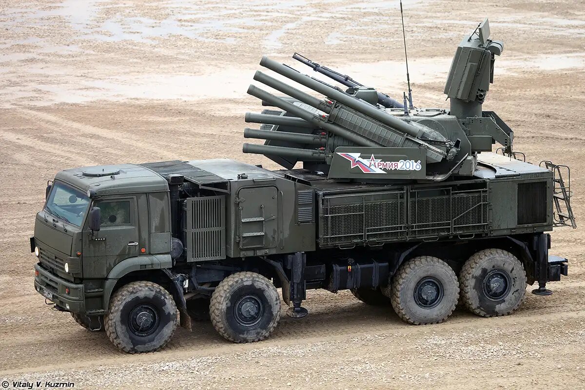    «Панцирь-С1». © Vitaly V. Kuzmin, CC BY-SA 4.0, via Wikimedia Commons