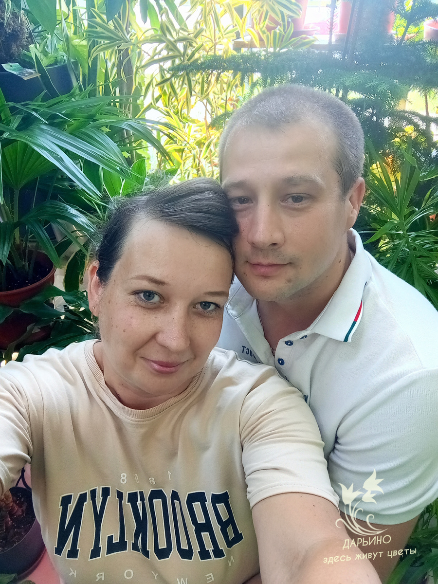 Цветочные путешественники - я и мой супруг Владимир
