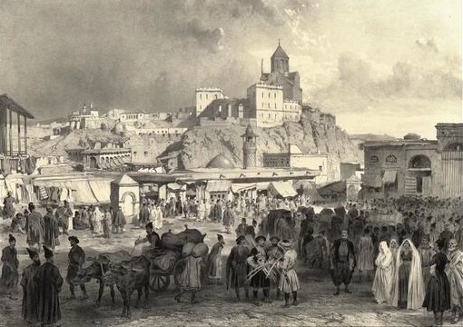 Рис. 179. Тифлис – старый Тбилиси, XVIII век