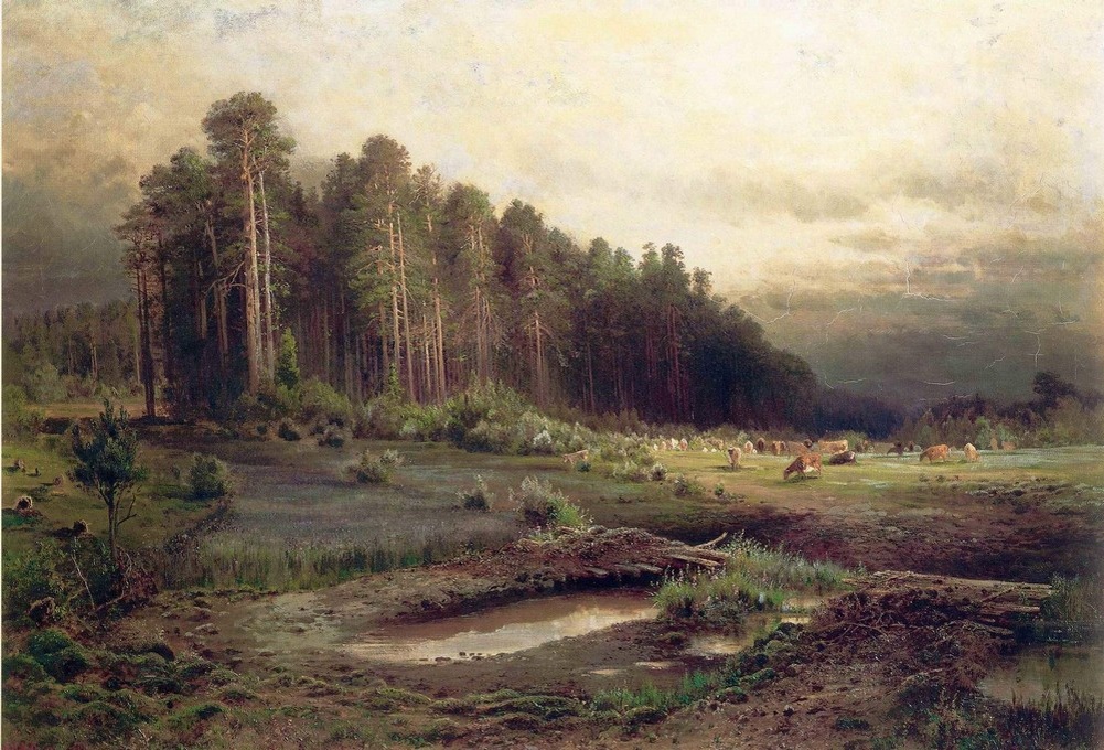 А.К.Саврасов. Лосиный остров в Сокольниках