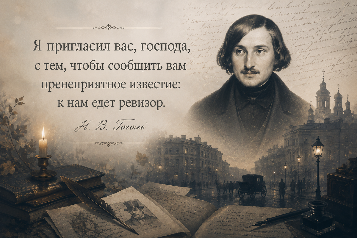 Цитата Гоголя, актуальная во все времена