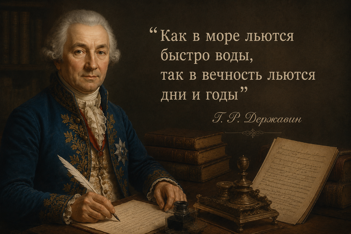 Державин умел смотреть в суть вещей и выражать ее словами
