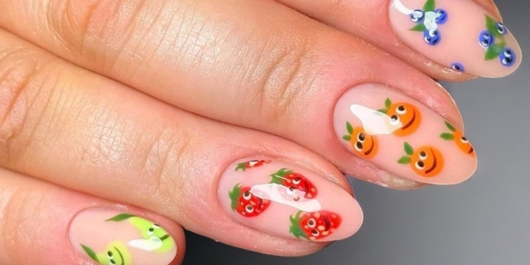 Подборка лучших дизайнов fruit nails маникюра с ягодами и фруктами