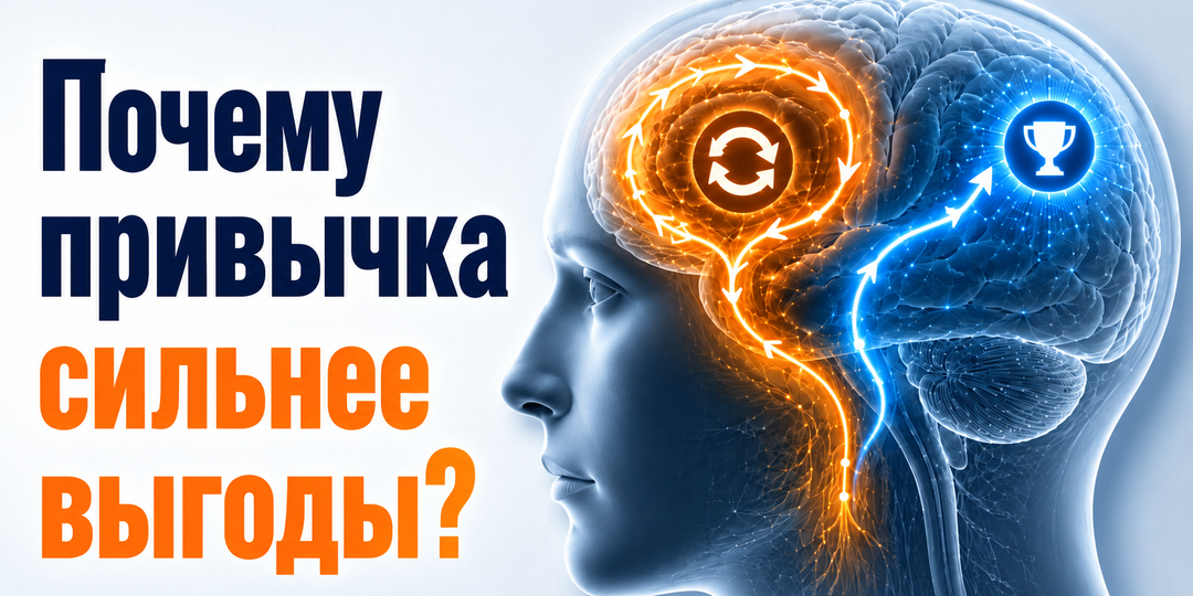 Почему привычка иногда сильнее выгоды: что происходит в мозге при повторении действий
