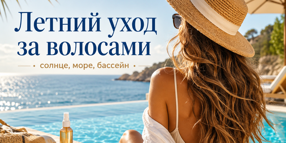 Летний уход за волосами: как защитить длину от солнца, моря и бассейна