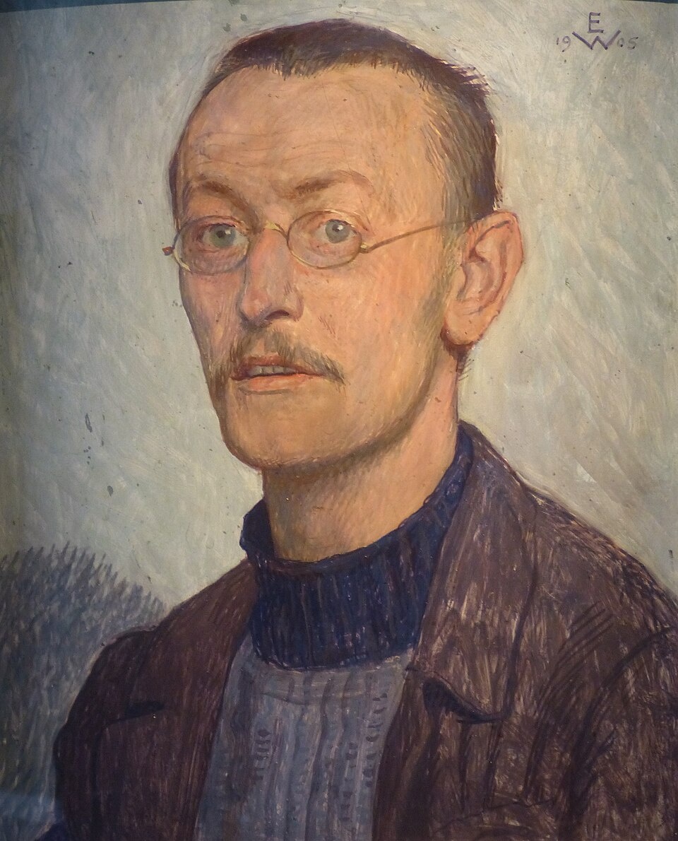 Эрнст Вюртенбергер. Портрет Германа Гессе, 1905. Public domain.