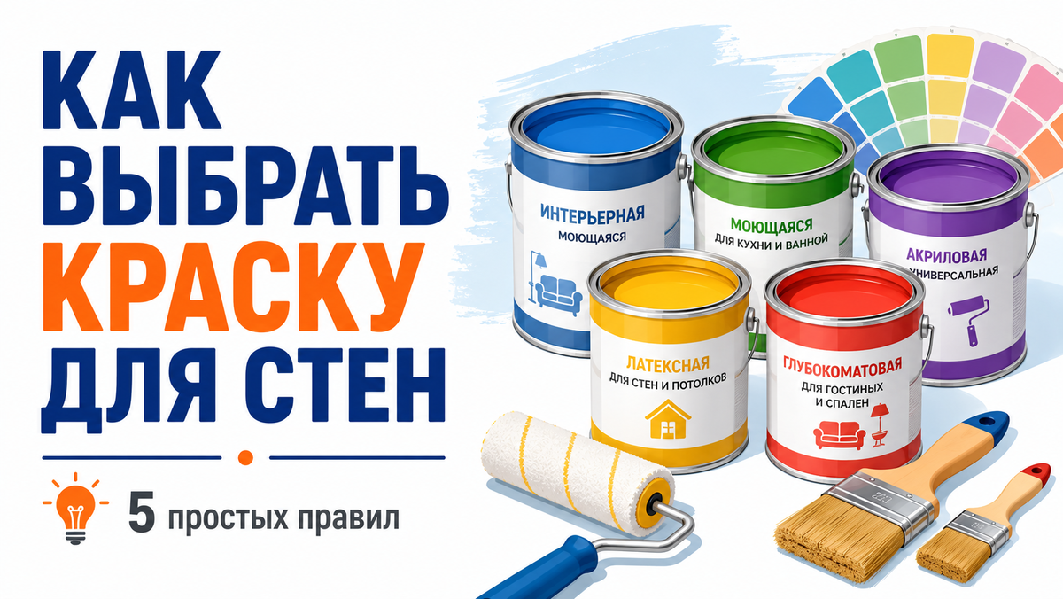 «Как выбрать краску, чтобы не переплачивать и не перекрашивать? Читайте в статье.»
