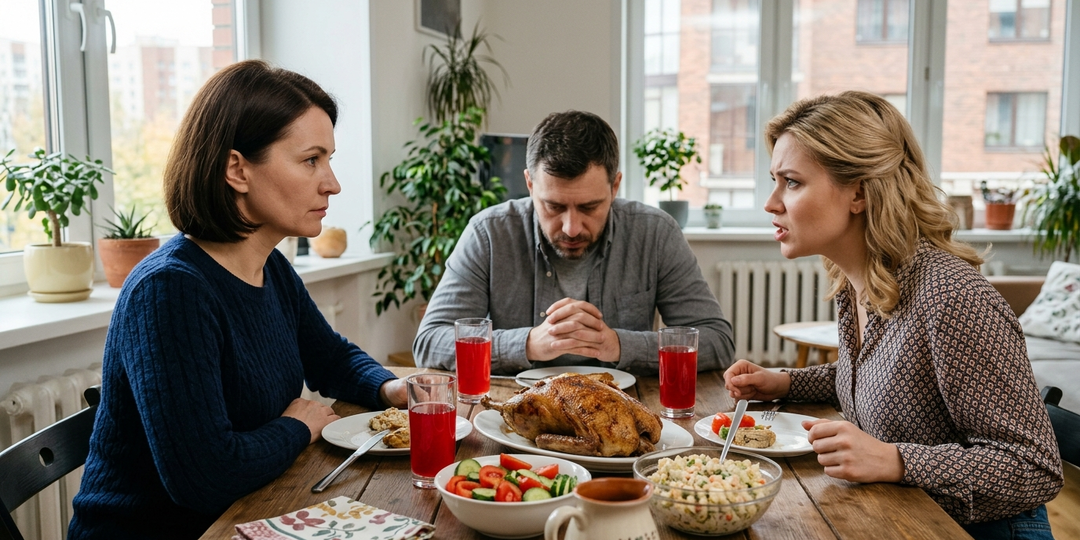 За ужином я при всех посчитала долги нашей родни