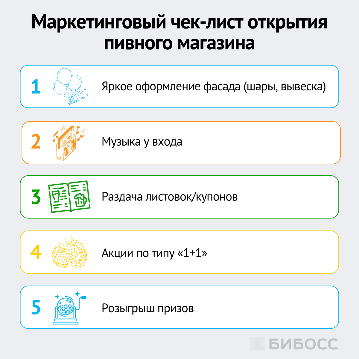 Маркетинговый чек-лист открытия пивного магазина