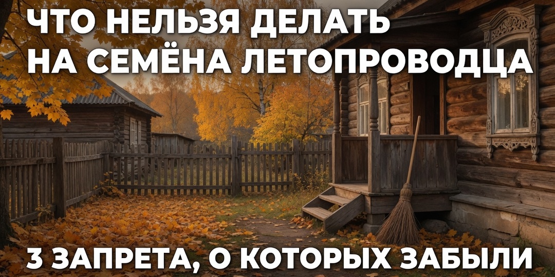 Что нельзя делать на Семёна Летопроводца (14 сентября) — 3 запрета, о которых забыли