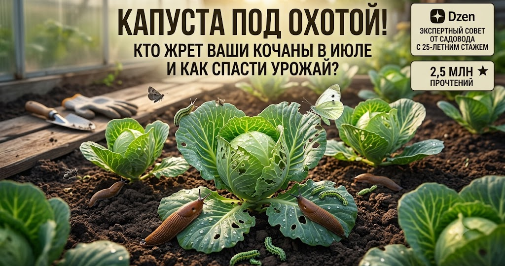 Дырявые листья на капусте? Спасайте урожай: полный гид по защите капусты от вредителей от садовода со стажем