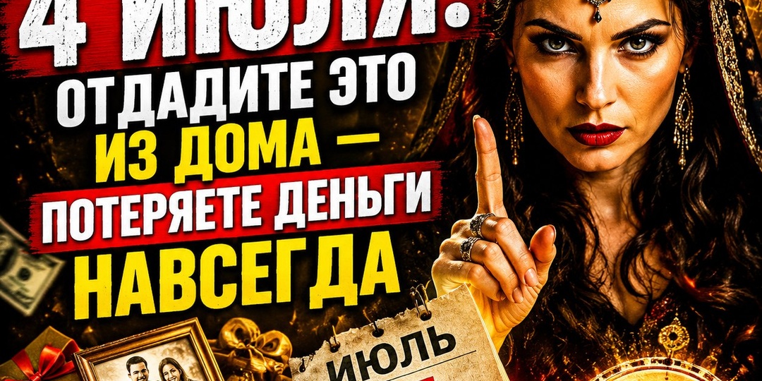 Роковое 4 ИЮЛЯ: отдадите это из дома — потеряете деньги навсегда. День кармы.