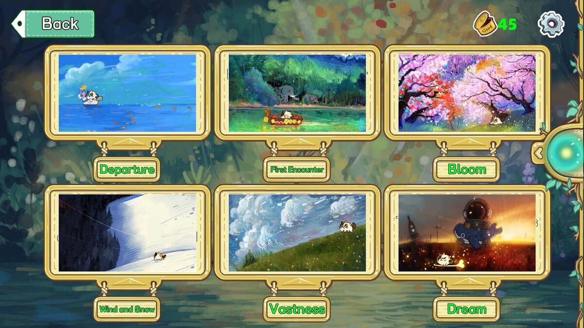    Галерея игры Whisker Wanderlust: The Wondrous Journey