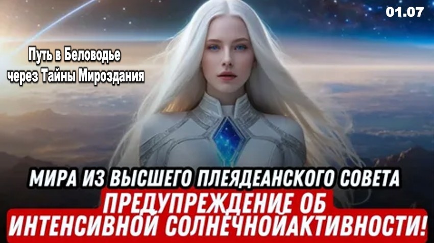 ИДЁТ УСКОРЕННАЯ ТРАНСФОРМАЦИЯ ГАЙИ ПОД ВОЗДЕЙСТИЕМ СОЛНЕЧНОЙ АКТИВНОСТИ. Мира из Высшего совета плеядеанцев