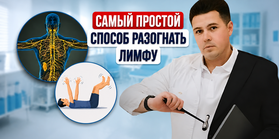 Простой тест на застой лимфы: 5 движений, которые запускают лимфоток лучше массажа