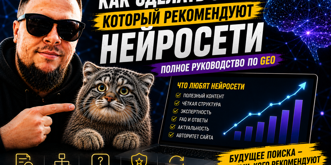 🔥 Как сделать сайт, который будут рекомендовать ChatGPT и другие нейросети: полное руководство по GEO в 2026 году