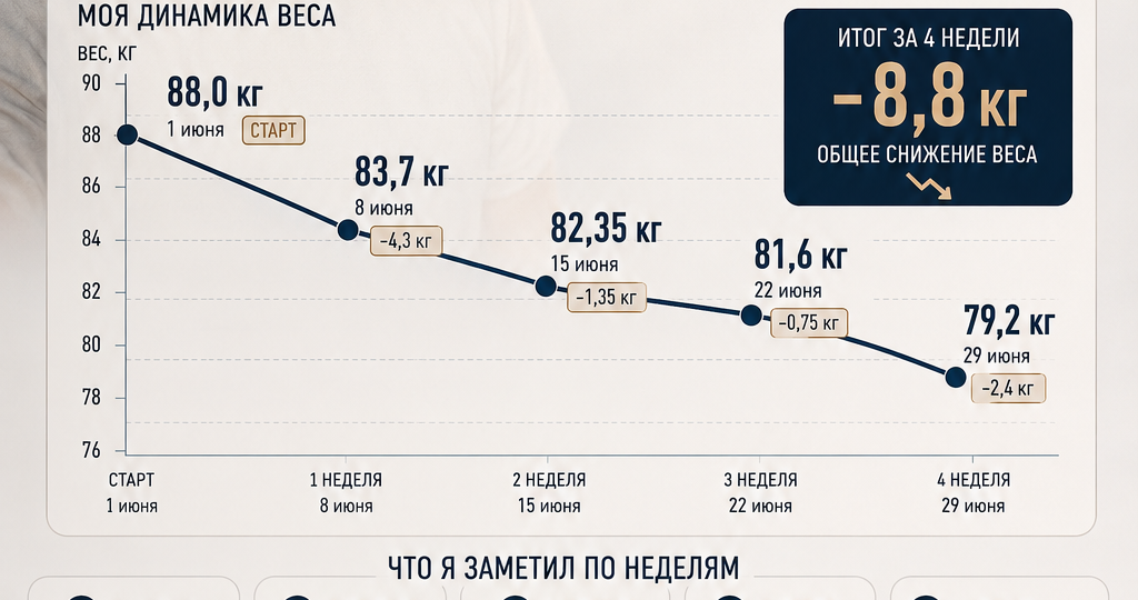 Тирзепатид. Мой личный опыт применения. Итоги эксперимента.