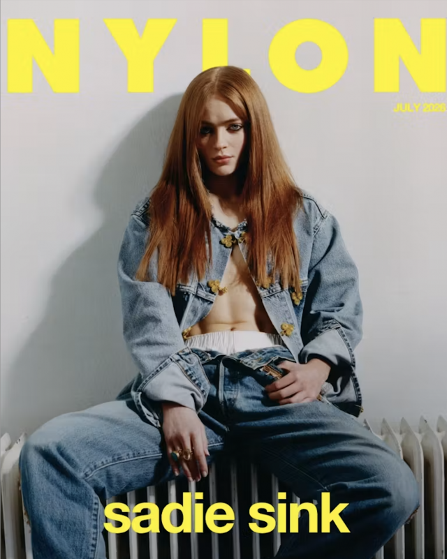    Сэди Синк. Фото: Nylon, 2026