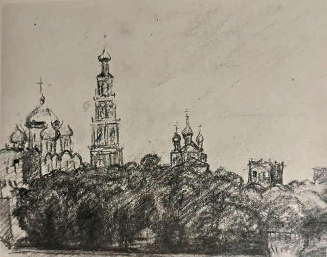 Михаил Родионов. «Новодевичий монастырь». 1929