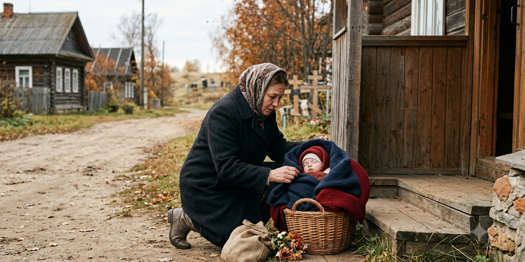 Женщина потеряла мужа и каждые выходные ездила на кладбище, пока в деревне не нашла подкидыша