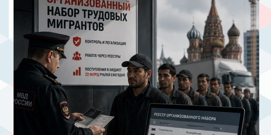 ❗️МВД предложило начать масштабный эксперимент с организованным набором трудовых мигрантов
