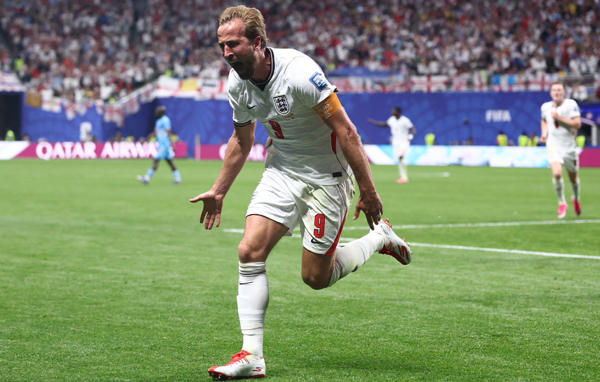    Форвард сборной Англии Гарри Кейн  Megan Briggs/Getty Images