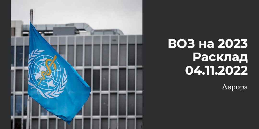 ВОЗ на 2023 Расклад 04.11.2022