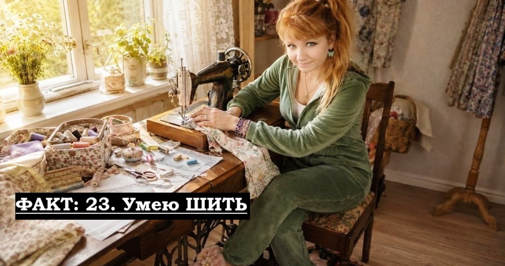 Факты обо мне: Умею шить, как многие из нашего поколения